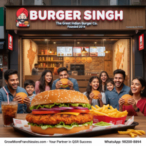 The Ultimate Guide to Burger Singh Franchise: How to Partner with India’s Fastest-Growing QSR Brand.
