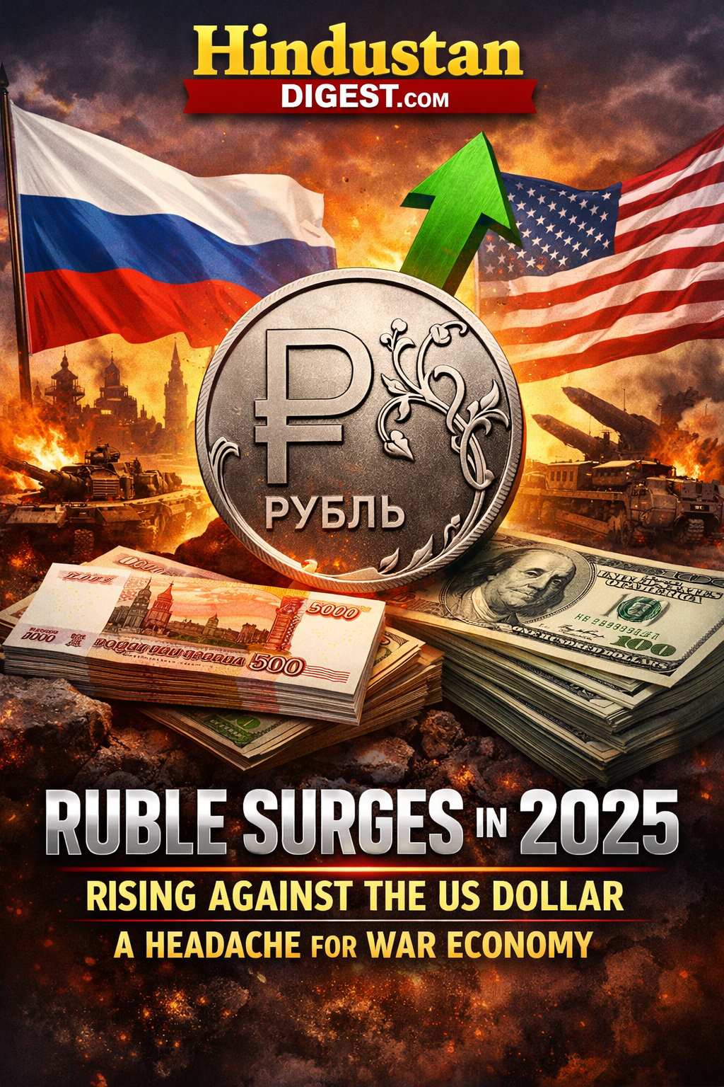 Ruble Surges in 2025: Russian Currency Emerges as Top Performer Against the US Dollar - Why It’s a Headache for Russia’s War Economy.