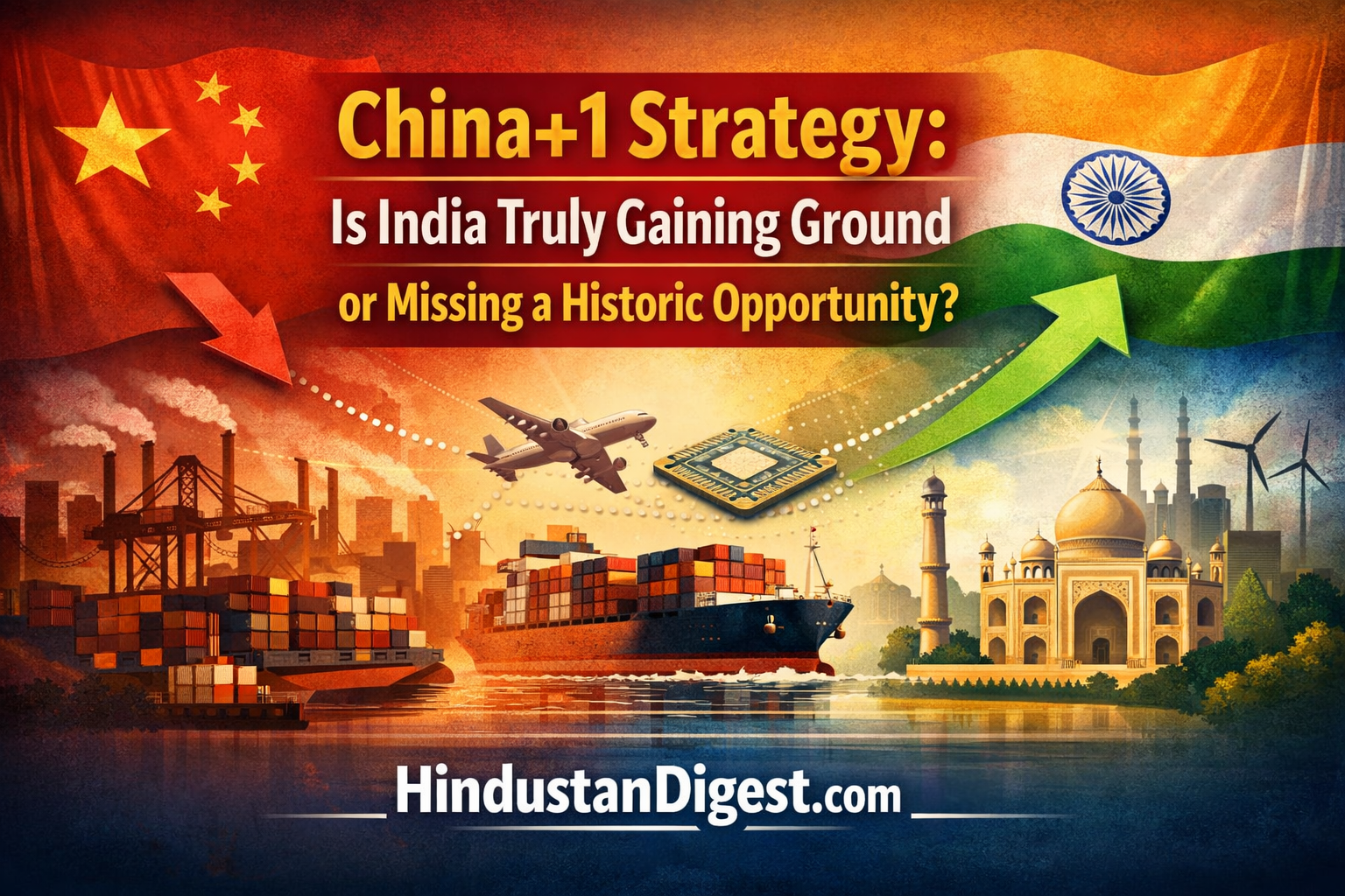 China+1 Strategy: Is India Truly Gaining Ground or Missing a Historic Opportunity?