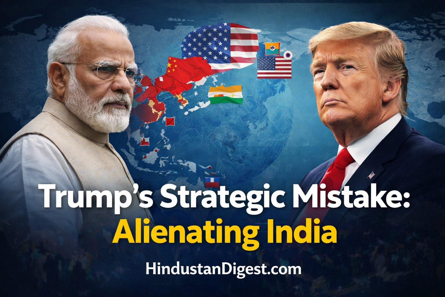 Trump’s Alienation of India: Why Distancing New Delhi Could Be a Strategic Blunder for the West.