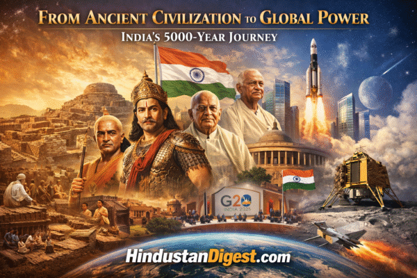 From the Indus Valley to a Global Power: India’s 5000-Year Civilizational Journey to the Future.
