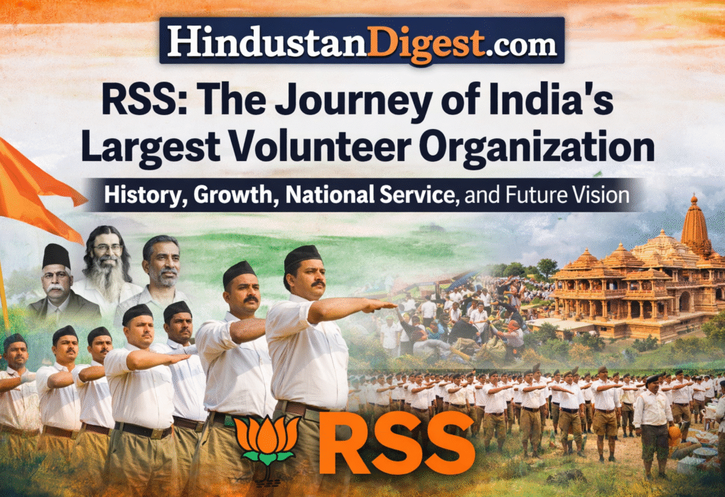 RSS: The Journey of India’s Largest Volunteer Organization - History, Growth, National Service, and Future Vision.
