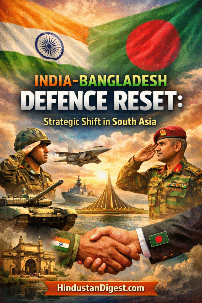 India–Bangladesh Defence Reset Signals Strategic Shift: From Diplomatic Strains to Renewed Regional Partnership.