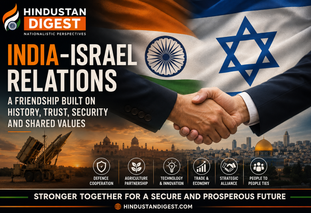 India-Israel Strategic Partnership: From Civilisational Bonds to a Modern Geopolitical Alliance.