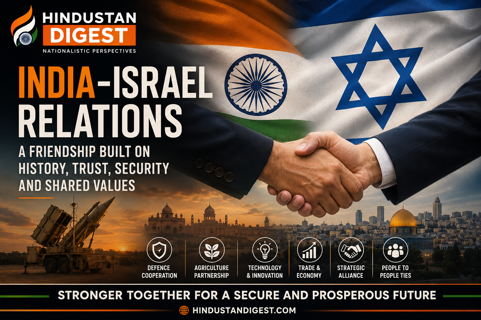India-Israel Strategic Partnership: From Civilisational Bonds to a Modern Geopolitical Alliance.