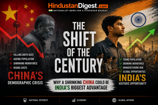 China’s Demographic Crisis: Why a Shrinking Population Could Reshape the Global Economy and Create a Historic Opportunity for India.