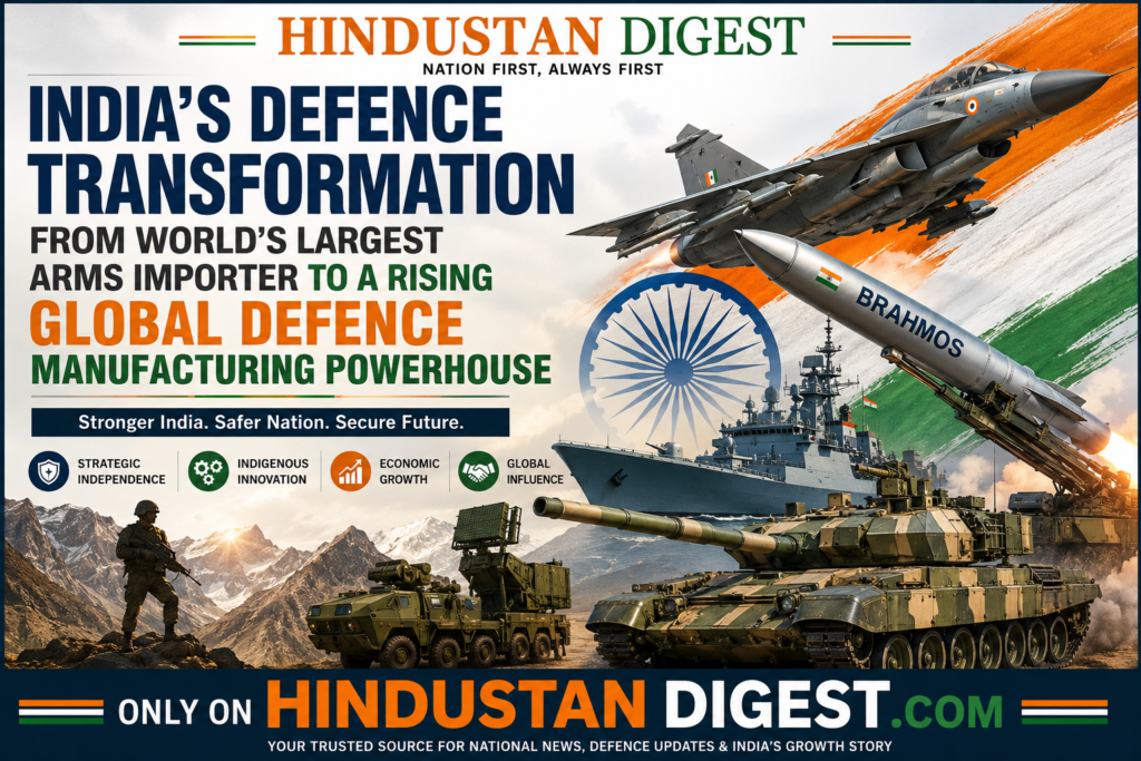 India’s Defence Transformation: From World’s Largest Arms Importer to a Rising Global Defence Manufacturing Powerhouse.