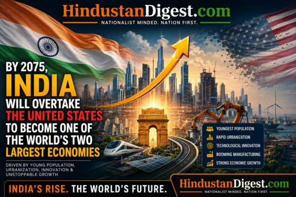 India’s Rise to Global Economic Superpower Status: Why Goldman Sachs Predicts India Could Overtake the United States by 2075.