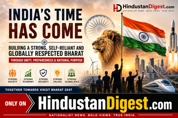 “India’s Time Has Come”: Building a Strong, Self-Reliant and Globally Respected Bharat in the Amrit Kaal Era.