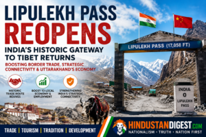 Lipulekh Pass Reopens: India’s Historic Trade Gateway to Tibet Returns, Strengthening Border Economy and Strategic Connectivity.