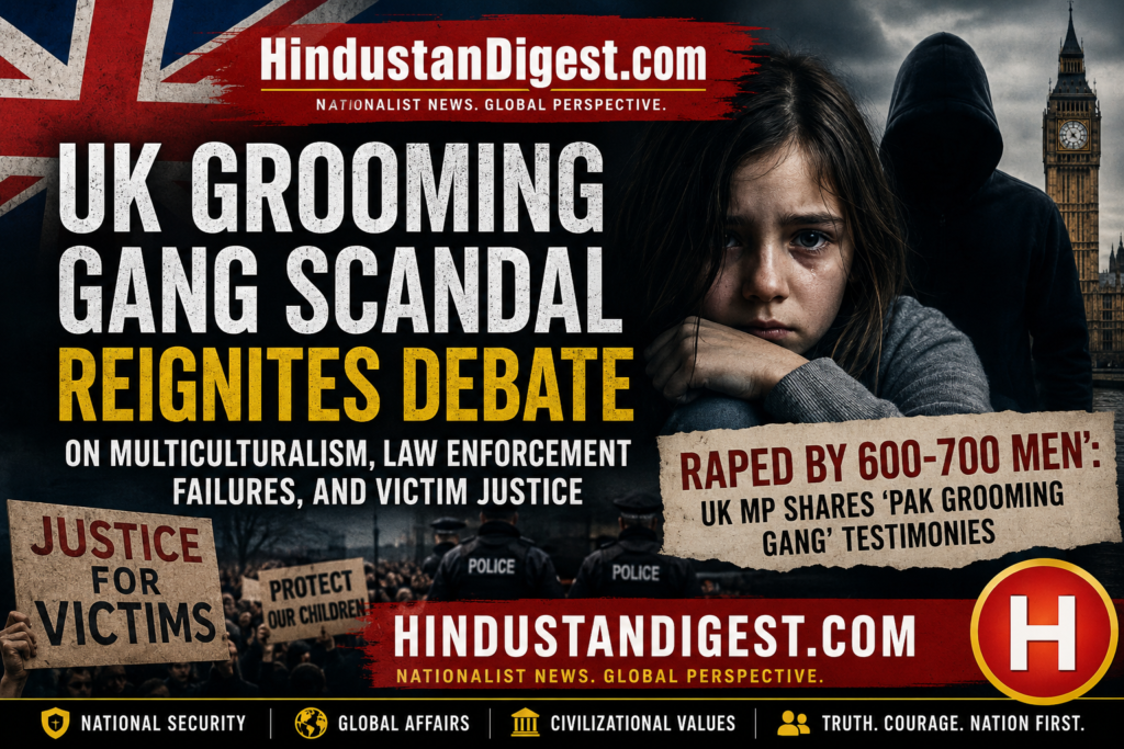 UK Grooming Gang Scandal Reignites Debate on Multiculturalism, Law Enforcement Failures, and Victim Justice.