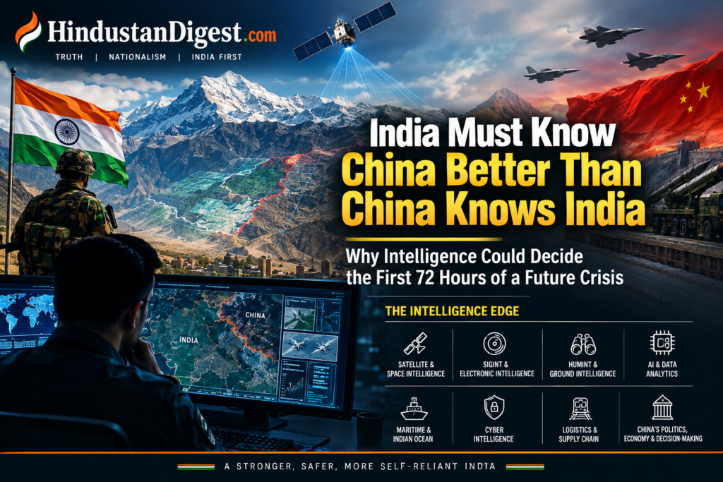 China Must Be Understood Before China Can Be Deterred: Why Intelligence Could Decide the First 72 Hours of Any India-China Crisis.
