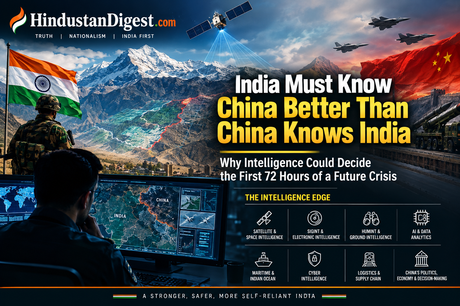 China Must Be Understood Before China Can Be Deterred: Why Intelligence Could Decide the First 72 Hours of Any India-China Crisis.