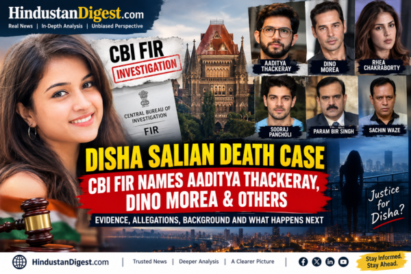 Disha Salian Death Case: CBI FIR Names Aaditya Thackeray, Dino Morea & Others — Evidence, Allegations, Background and What Happens Next