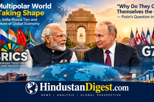 Putin’s “Why Do They Call Themselves the G7?” Question in Delhi Signals a Changing Global Economic Order