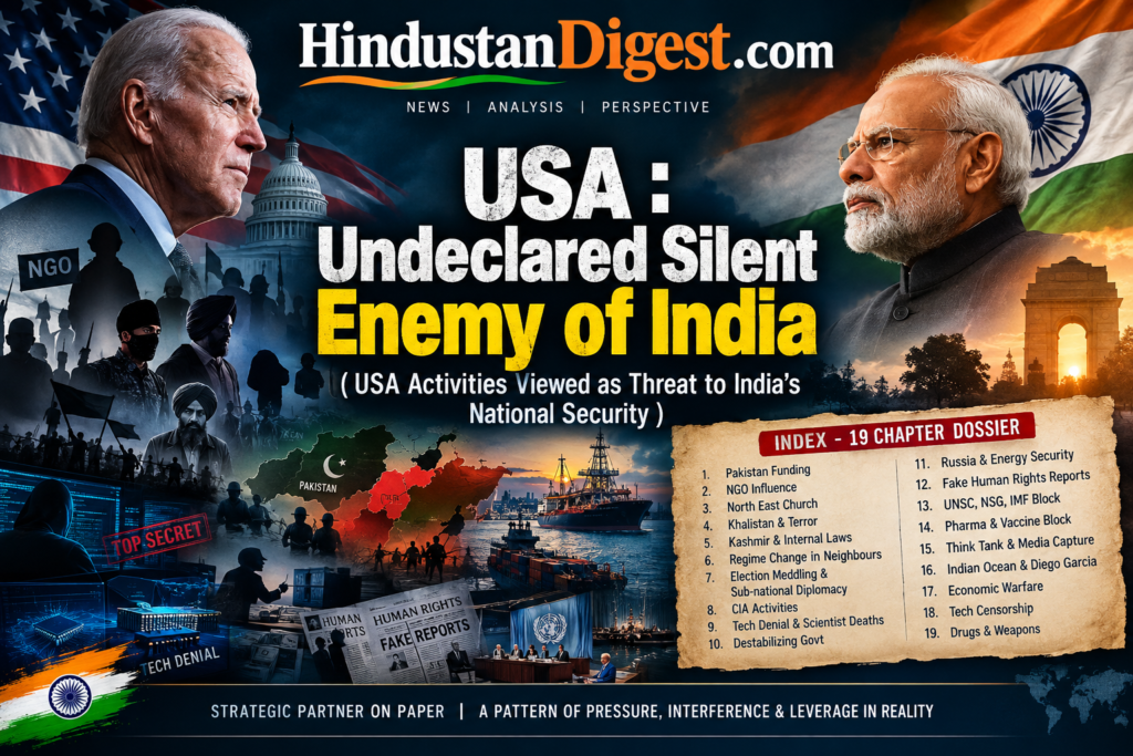 USA and India’s National Security: Strategic Partner or Undeclared Adversary?